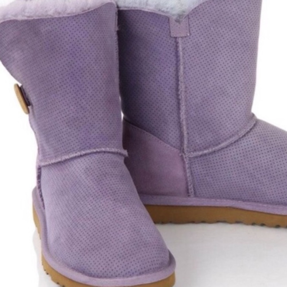Ugg Australia Purple Bailey Button Boots